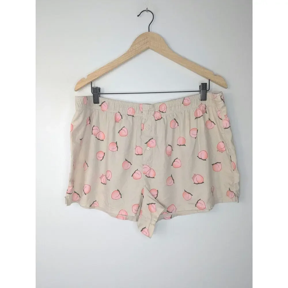 PINK Victoria's Secret Peach Lounge Sleep Boxy Short